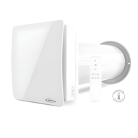 Rekuperator Ścienny Decentralny airRoxy aRheat + pilot sterujący / Ø125 mm 60 m3/h