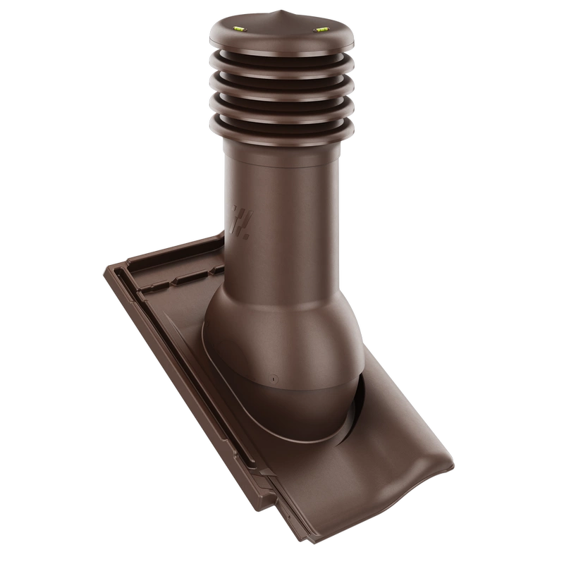Kominek wentylacyjny do dachówki ALEGRA 9 CZARNA ANGOBA SZLACHETNA fi125 pol_pl_Kominek-wentylacyjny-WYRZUTNIA-do-pokryc-plaskich-BRAZOWY-fi125-6736_1