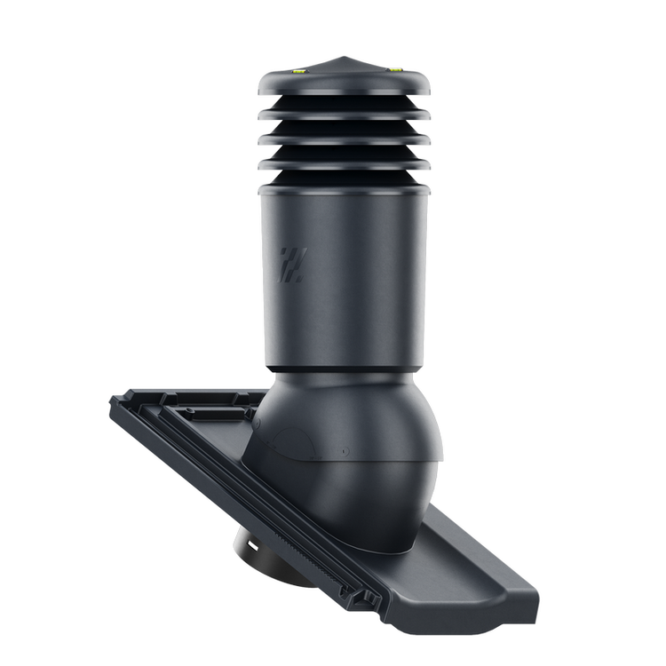 Kominek wentylacyjny IZOLOWANY do dachówki KODA ŁUPEK GLAZURA fi125