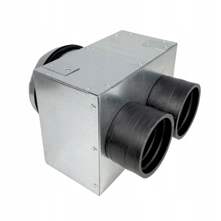 SKRZYNKA ROZPRĘŻNA PRZELOTOWA 2x75 fi125 OCYNK GUMA REKUPERACJA