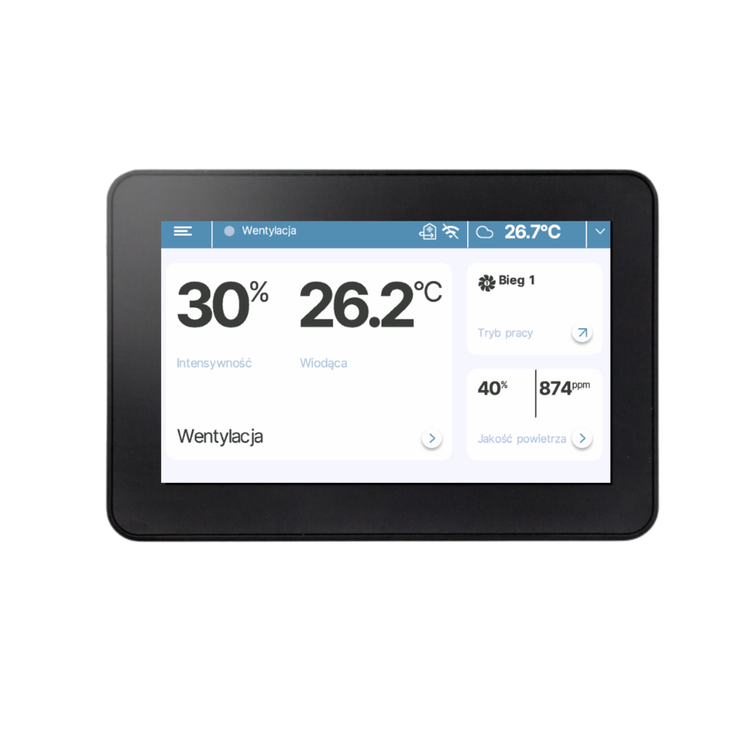 REKUPERATOR Centrala Blauberg Reneo-Fit D 150-E VG - NAGRZEWNICA + EPP + STEROWNIK + WYMIENNIK ENTALPICZNY