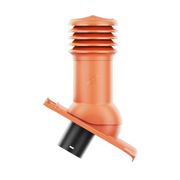 Kominek wentylacyjny do dachówki RUBIN 9V CEGLANA/MIEDZIANA ANGOBA fi125