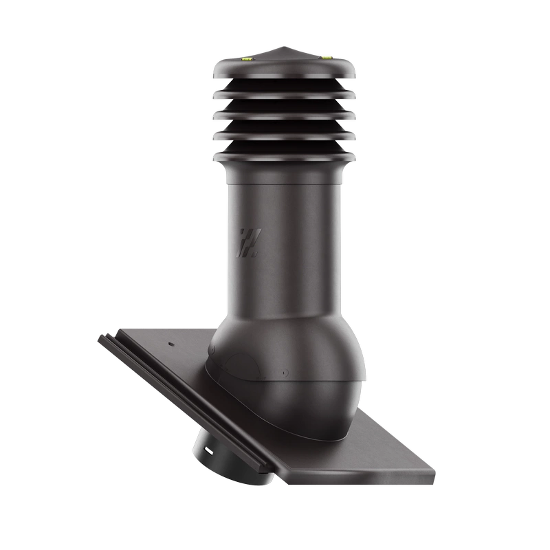 Kominek wentylacyjny do dachówki ALEGRA 9 CZARNA ANGOBA SZLACHETNA fi125 pol_pl_Kominek-wentylacyjny-WYRZUTNIA-do-pokryc-plaskich-BRAZOWY-fi125-6736_2