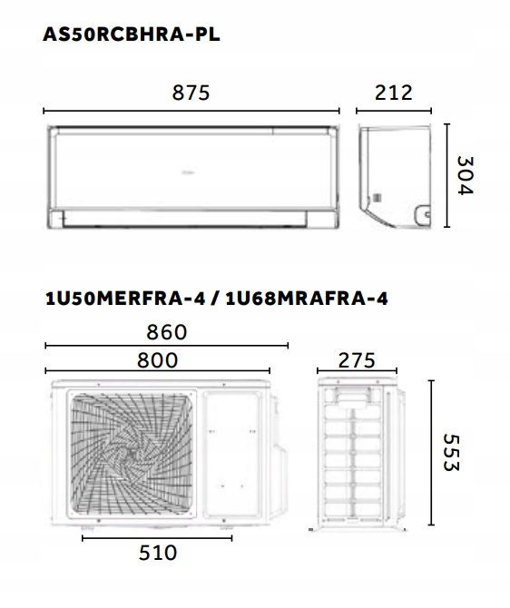 Klimatyzator Haier REVIVE Plus 5 kW WiFi 3D iFEEL A++