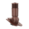 Kominek wentylacyjny IZOLOWANY do dachówki KARPIÓWKI BRĄZOWY RAL 8017 fi125