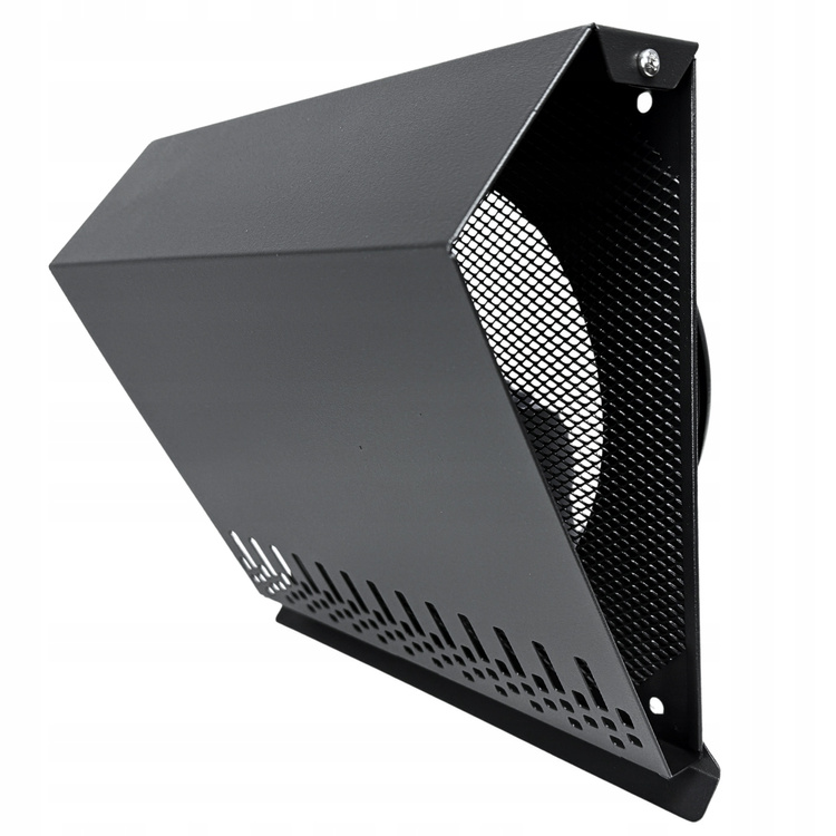 Czerpnia powietrza ścienna kratka wentylacyjna fi 125 kolor: GRAFIT