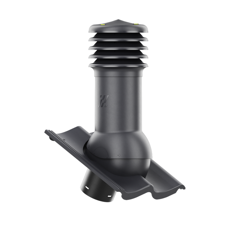 Kominek wentylacyjny do dachówki GOTEBORG PLANAR GRAFIT fi150