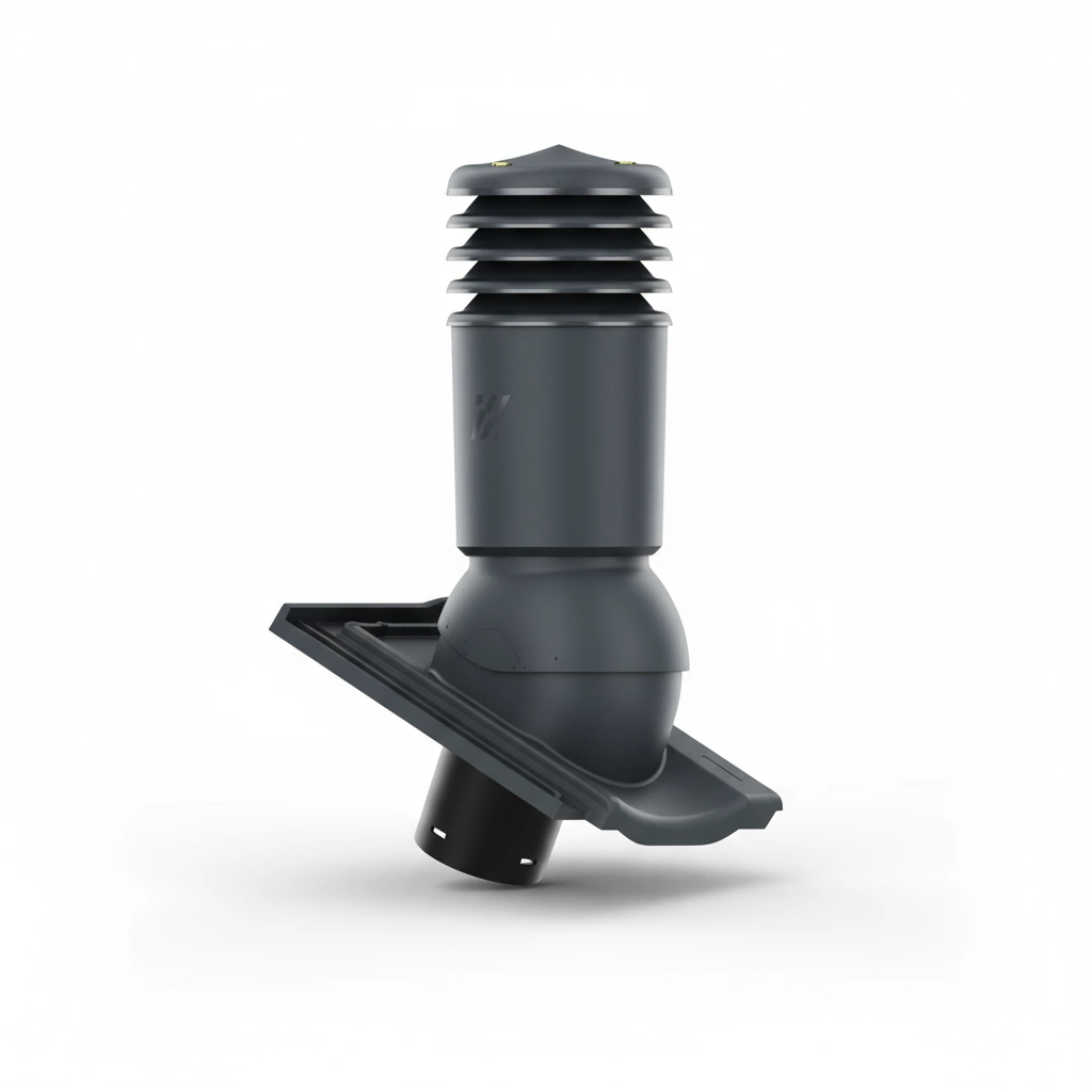 Kominek wentylacyjny do dachówki ALEGRA 9 CZARNA ANGOBA SZLACHETNA fi125 pol_pl_Kominek-wentylacyjny-WYRZUTNIA-do-pokryc-plaskich-BRAZOWY-fi125-6736_2