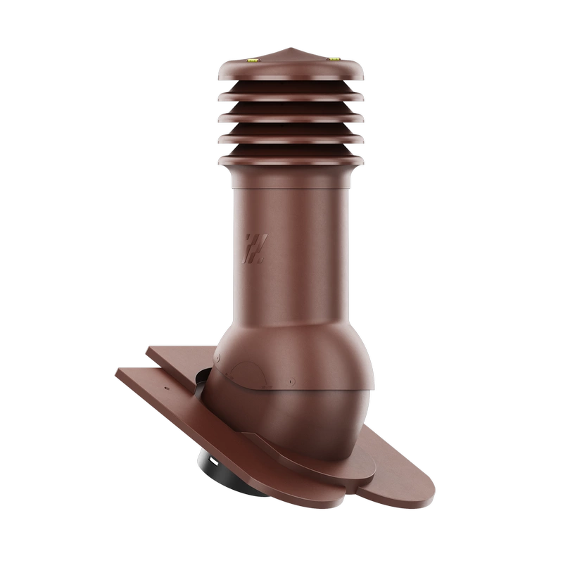 Kominek wentylacyjny do dachówki ALEGRA 9 CZARNA ANGOBA SZLACHETNA fi125 pol_pl_Kominek-wentylacyjny-WYRZUTNIA-do-pokryc-plaskich-BRAZOWY-fi125-6736_2