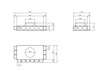 Skrzynka rozdzielcza rozdzielacz rurowy wentylacyjny fi 200 / 12x75 mm