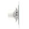 Wentylator łazienkowy dRim fi125 (HS+TS) + FRONT PP Czerwony