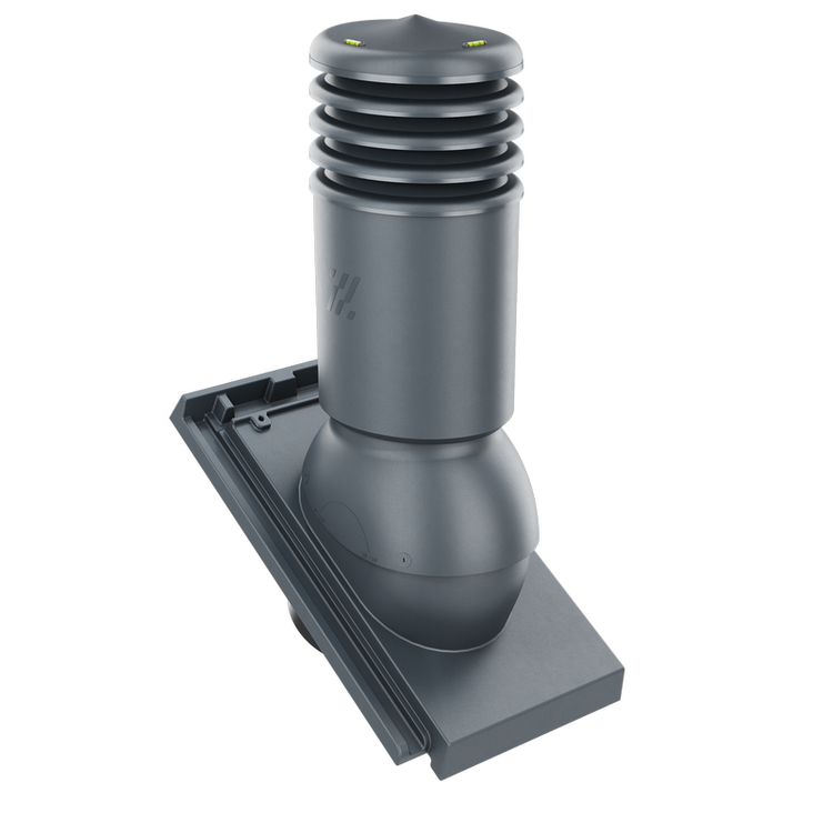 Kominek wentylacyjny IZOLOWANY do dachówki DOMINO ŁUPEK GLAZURA fi150