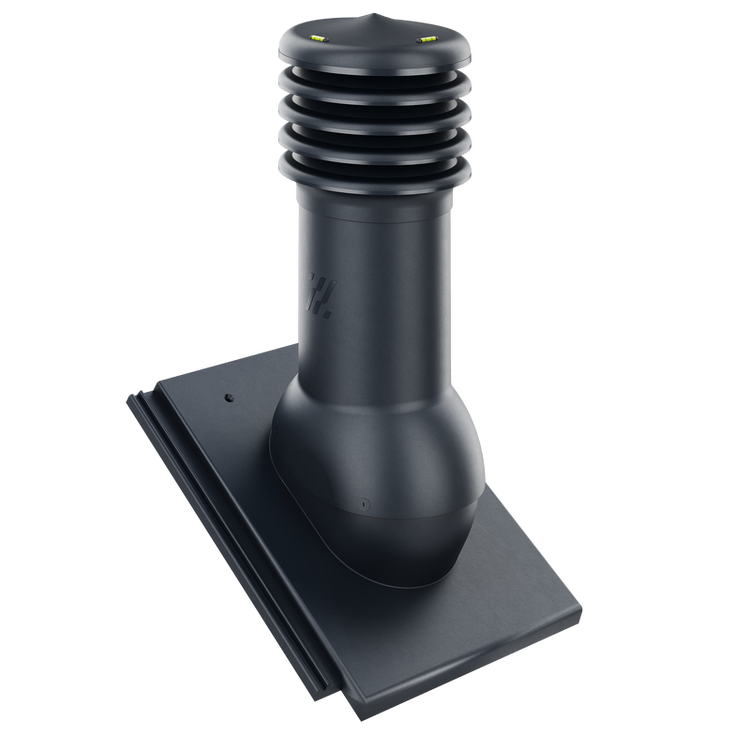 Kominek wentylacyjny do dachówki KAPSTADT DURATOP PRO GRAFITOWY fi150