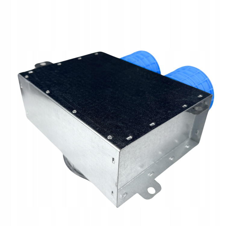 SKRZYNKA ROZPRĘŻNA 2x75 mm 125 mm OCYNK FLEX REKUPERACJA