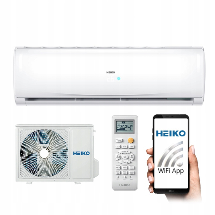Klimatyzator HEIKO BRISA 5 kW - WiFi - BIAŁY