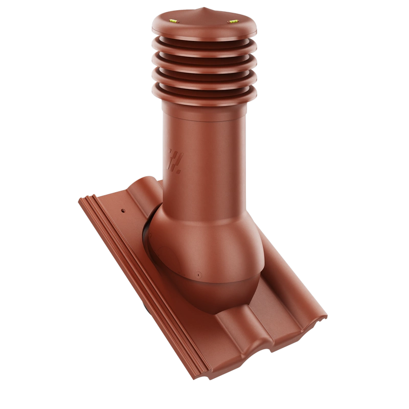 Kominek wentylacyjny do dachówki ALEGRA 9 CZARNA ANGOBA SZLACHETNA fi125 pol_pl_Kominek-wentylacyjny-WYRZUTNIA-do-pokryc-plaskich-BRAZOWY-fi125-6736_1