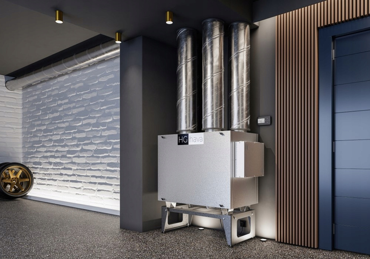 Rekuperator HAVA REKU 400 V Centrala Wentylacyjna z nagrzewnicą wstępną