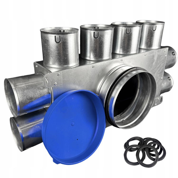 Rozdzielacz wentylacyjny 8x90 mm / fi 200 REKUPERACJA fi 90