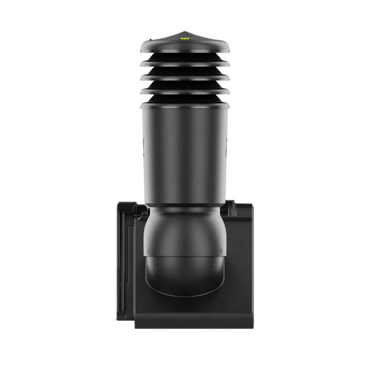 Kominek wentylacyjny IZOLOWANY do dachówki SIMPLA ŁUPEK ANGOBA fi125