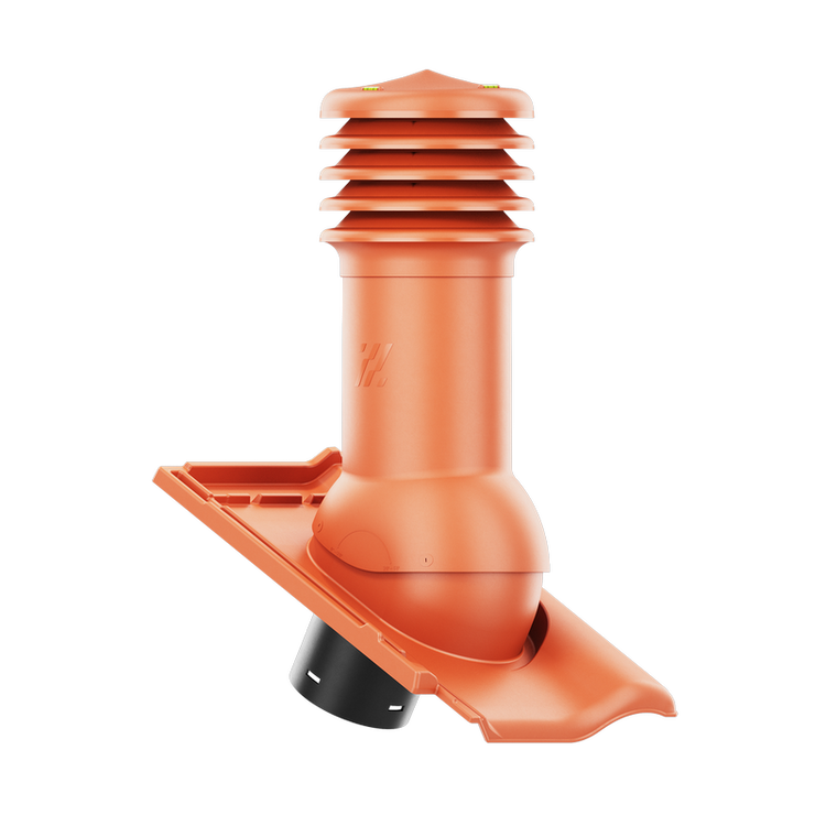 Kominek wentylacyjny do dachówki RUBIN 9V CEGLANA/MIEDZIANA ANGOBA fi150