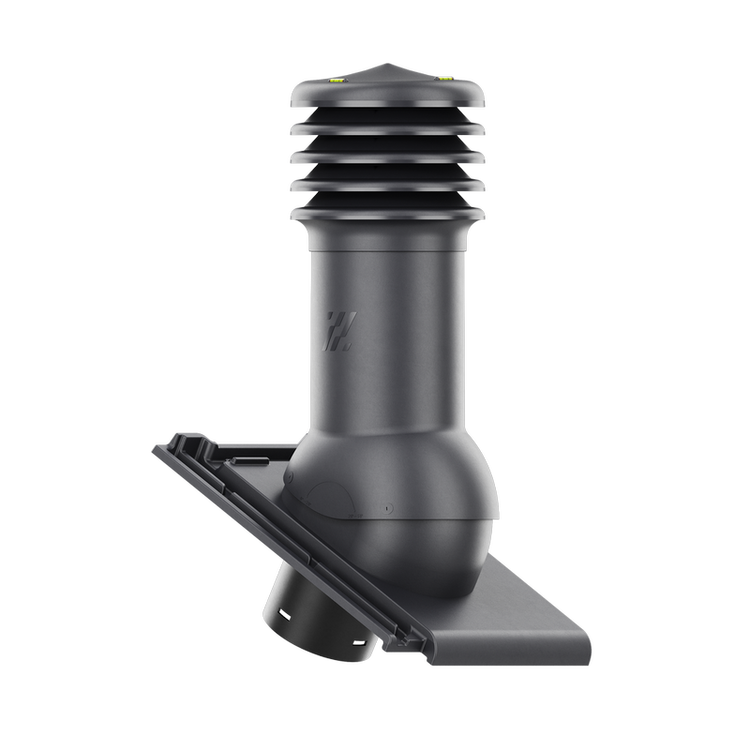 Kominek wentylacyjny do dachówki BERGAMO ANTRACYT ANGOBA fi150