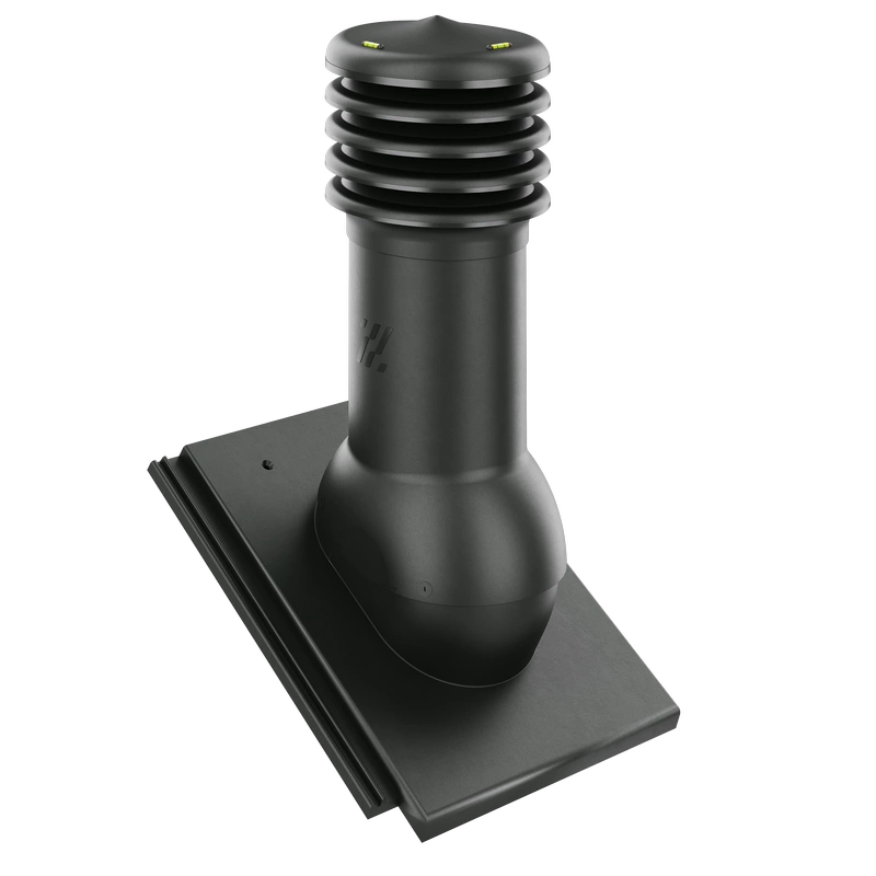 Kominek wentylacyjny do dachówki ALEGRA 9 CZARNA ANGOBA SZLACHETNA fi125 pol_pl_Kominek-wentylacyjny-WYRZUTNIA-do-pokryc-plaskich-BRAZOWY-fi125-6736_1