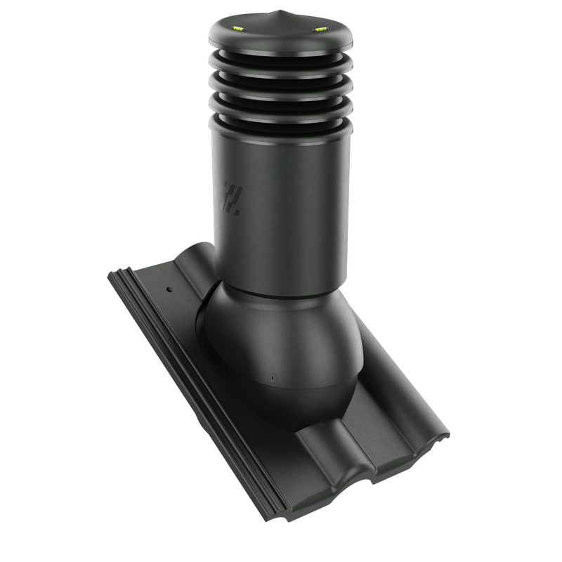 Kominek wentylacyjny do dachówki ALEGRA 9 CZARNA ANGOBA SZLACHETNA fi125 pol_pl_Kominek-wentylacyjny-WYRZUTNIA-do-pokryc-plaskich-BRAZOWY-fi125-6736_1