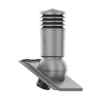 Kominek wentylacyjny IZOLOWANY do dachówki OREA 9 GRAFITOWA NAGOBA SZLACHETNA fi125