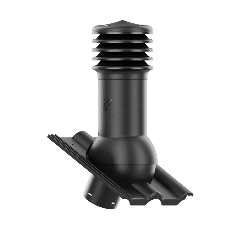 Kominek wentylacyjny do dachówki ALEGRA 9 CZARNA ANGOBA SZLACHETNA fi125 pol_pl_Kominek-wentylacyjny-WYRZUTNIA-do-pokryc-plaskich-BRAZOWY-fi125-6736_2