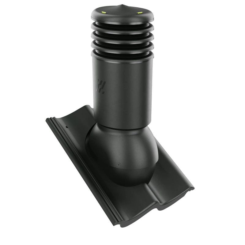 Kominek wentylacyjny do dachówki ALEGRA 9 CZARNA ANGOBA SZLACHETNA fi125 pol_pl_Kominek-wentylacyjny-WYRZUTNIA-do-pokryc-plaskich-BRAZOWY-fi125-6736_1