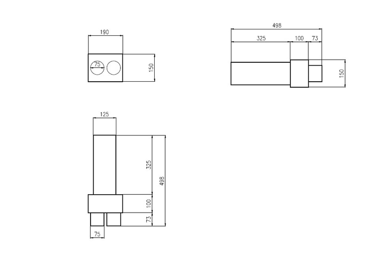 SKRZYNKA ROZPRĘŻNA PRZELOTOWA 2x75mm fi 125 OCYNK GUMA FLEX REKUPERACJA
