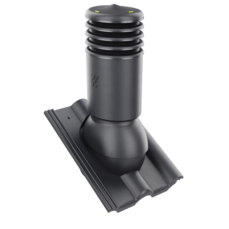 Kominek wentylacyjny do dachówki ALEGRA 9 CZARNA ANGOBA SZLACHETNA fi125 pol_pl_Kominek-wentylacyjny-WYRZUTNIA-do-pokryc-plaskich-BRAZOWY-fi125-6736_1