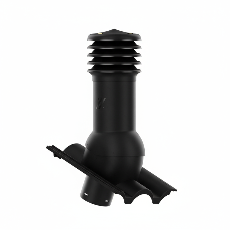 Kominek wentylacyjny do dachówki TAUNUS PFANNE (GRECKA)/ TERRAN DANUBIA CZARNY fi125