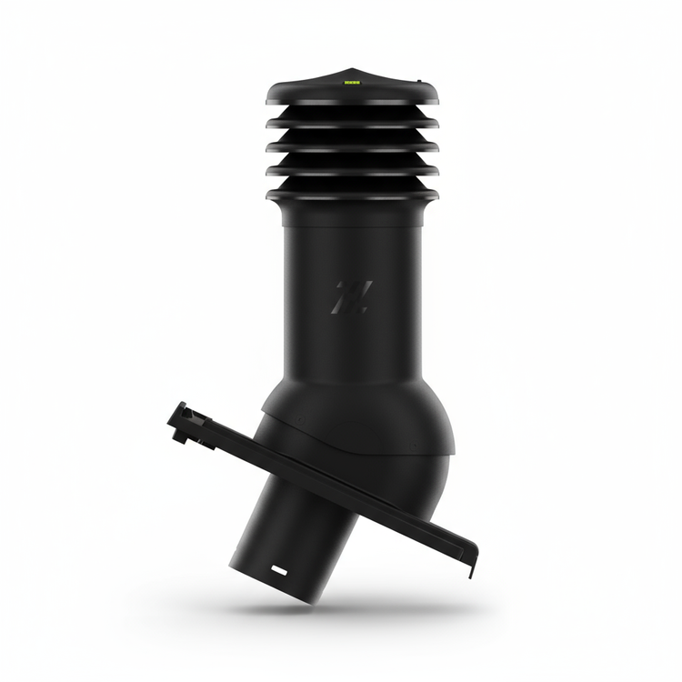 Kominek wentylacyjny do dachówki STODO/CONTITION 12 CZARNA ANGOBA/GLAZURA AMADEUS CZARNA fi150