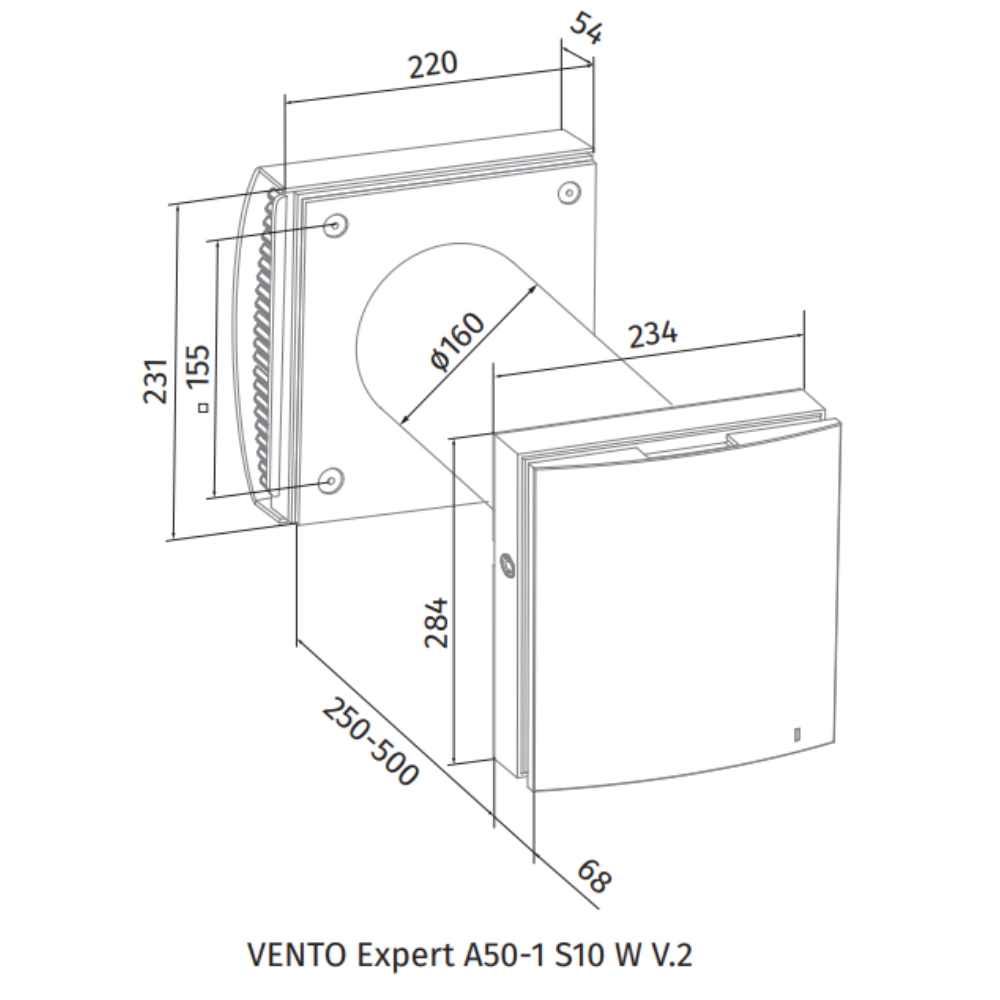 Rekuperator Ścienny Decentralny VENTO Expert DUO A30 30m3/h pol_pl_Rekuperator-Scienny-Decentralny-VENTO-Expert-A100-108m3-h-6949_4