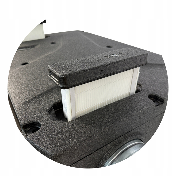 REKUPERATOR Centrala Blauberg Reneo-Fit D 240 VG - NAGRZEWNICA + EPP + BIAŁY PANEL STERUJĄCY