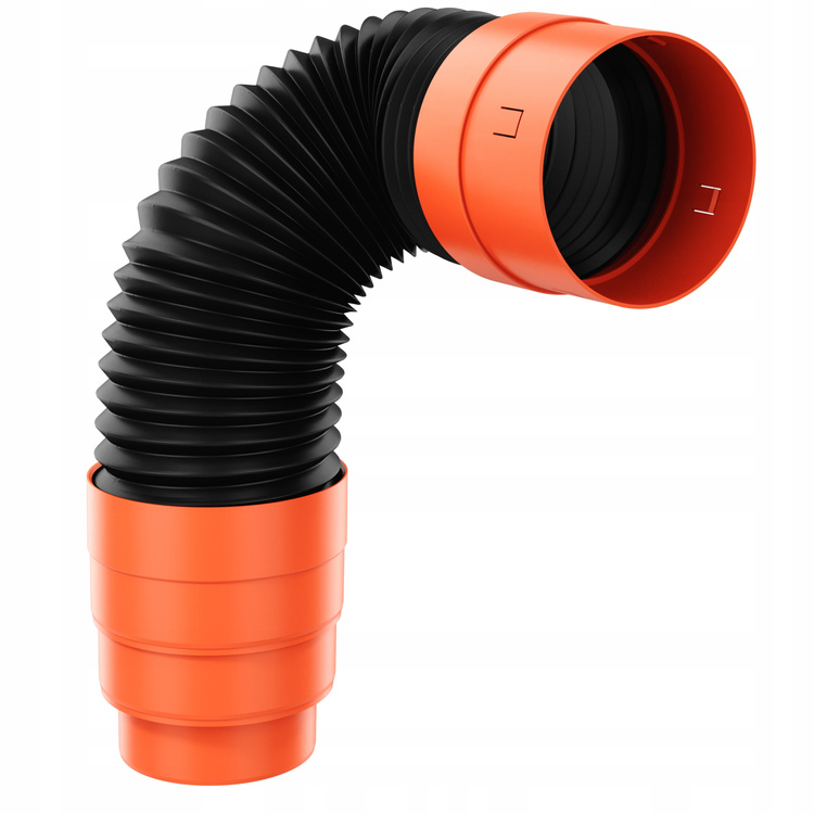 WYRZUTNIA DACHOWA IZOLOWANA kominek wentylacyjny pod gont/papę RAL8017 fi160 + RURA