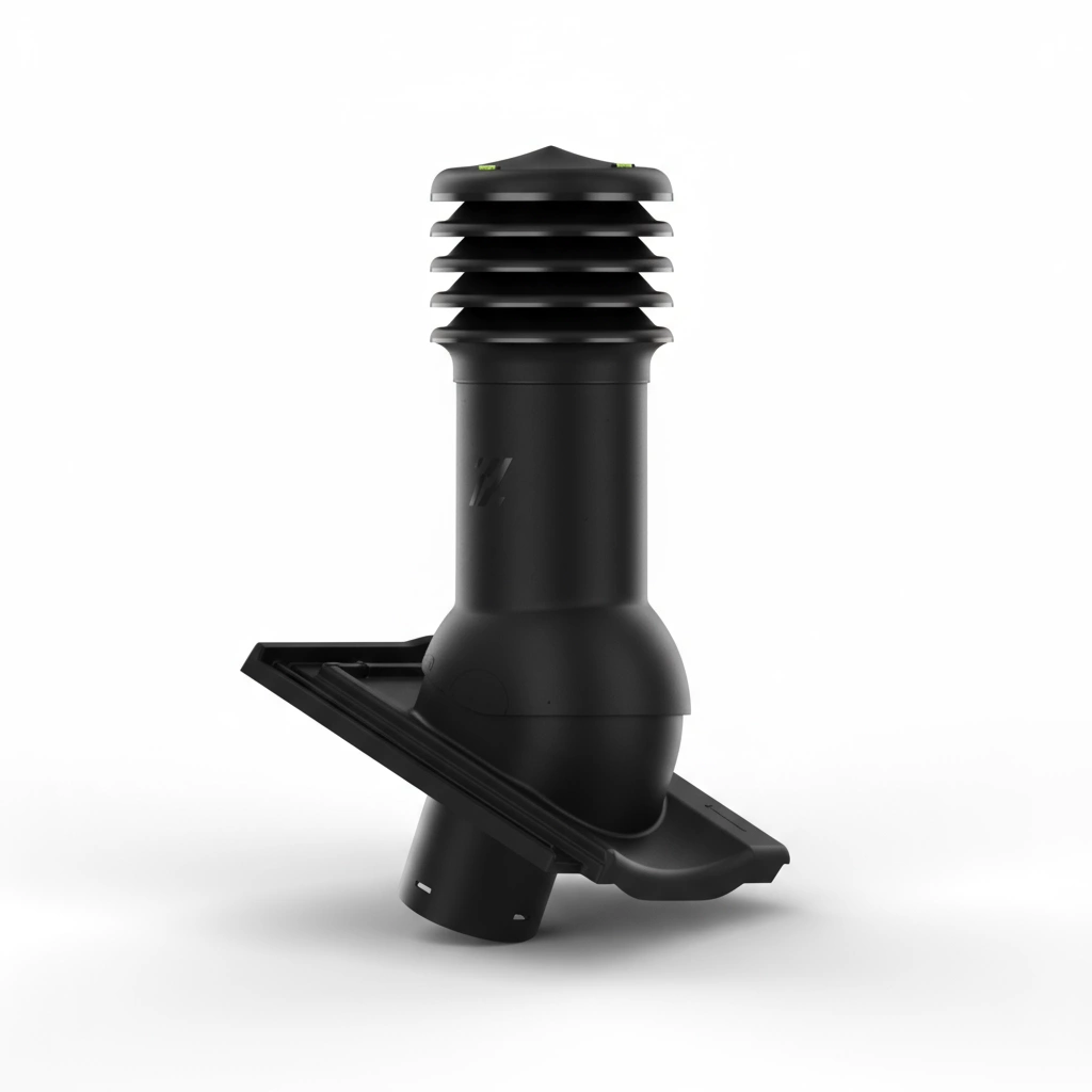 Kominek wentylacyjny do dachówki ALEGRA 9 CZARNA ANGOBA SZLACHETNA fi125 pol_pl_Kominek-wentylacyjny-WYRZUTNIA-do-pokryc-plaskich-BRAZOWY-fi125-6736_2