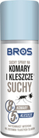 SPRAY SUCHY na komary i kleszcze 90ml BROS DEET