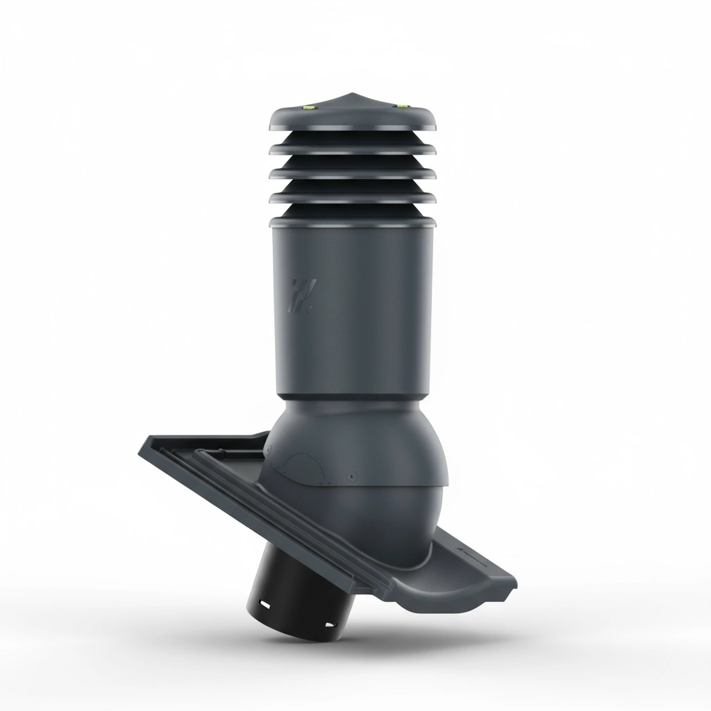 Kominek wentylacyjny do dachówki ALEGRA 9 CZARNA ANGOBA SZLACHETNA fi125 pol_pl_Kominek-wentylacyjny-WYRZUTNIA-do-pokryc-plaskich-BRAZOWY-fi125-6736_1