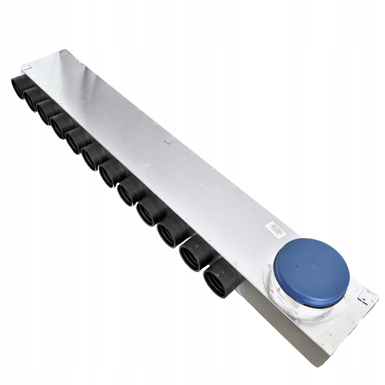 Rozdzielacz wentylacyjny skrzynka rozdzielcza 12x75 fi 200 REKUPERACJA fi75