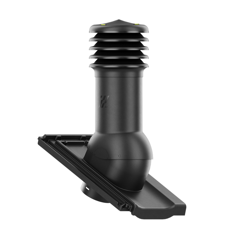 Kominek wentylacyjny do dachówki KODA ANTRACYT/CZARNA ANGOBA fi150