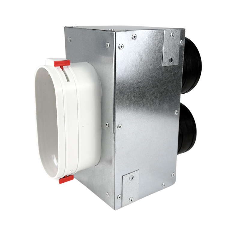 Redukcja 52x117 / fi 75 Przejście System Owalny FLAT na 2x75 mm