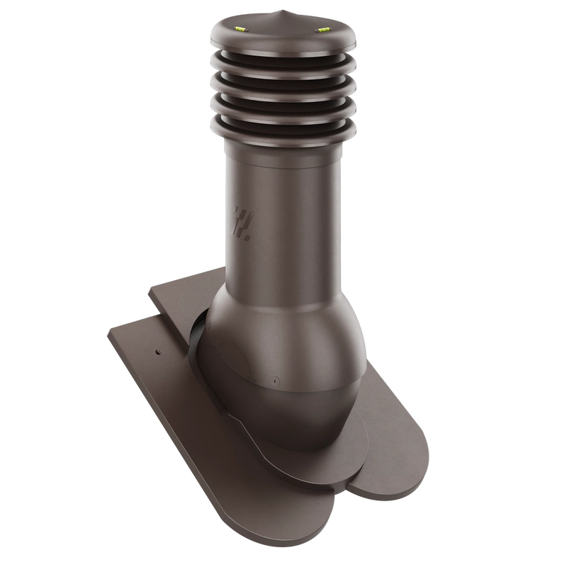 Kominek wentylacyjny do dachówki ALEGRA 9 CZARNA ANGOBA SZLACHETNA fi125 pol_pl_Kominek-wentylacyjny-WYRZUTNIA-do-pokryc-plaskich-BRAZOWY-fi125-6736_1