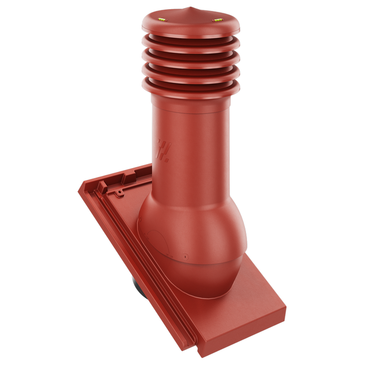 Kominek wentylacyjny do dachówki DOMINO CZERWIEŃ WINNA fi125