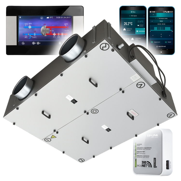 CENTRALA WENTYLACYJNA dla budynków użyteczności publicznej HAVA 2000P