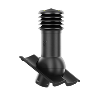 Kominek wentylacyjny do dachówki GOTEBORG PLANAR/DURATOP CZARNY fi125