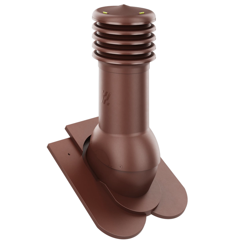 Kominek wentylacyjny do dachówki ALEGRA 9 CZARNA ANGOBA SZLACHETNA fi125 pol_pl_Kominek-wentylacyjny-WYRZUTNIA-do-pokryc-plaskich-BRAZOWY-fi125-6736_1