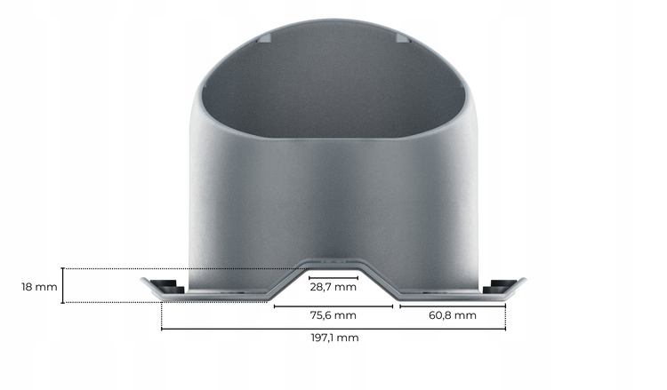 Kominek Wentylacyjny WYRZUTNIA fi125mm do blachy trapezowej  T18 BRĄZOWY RAL 8017