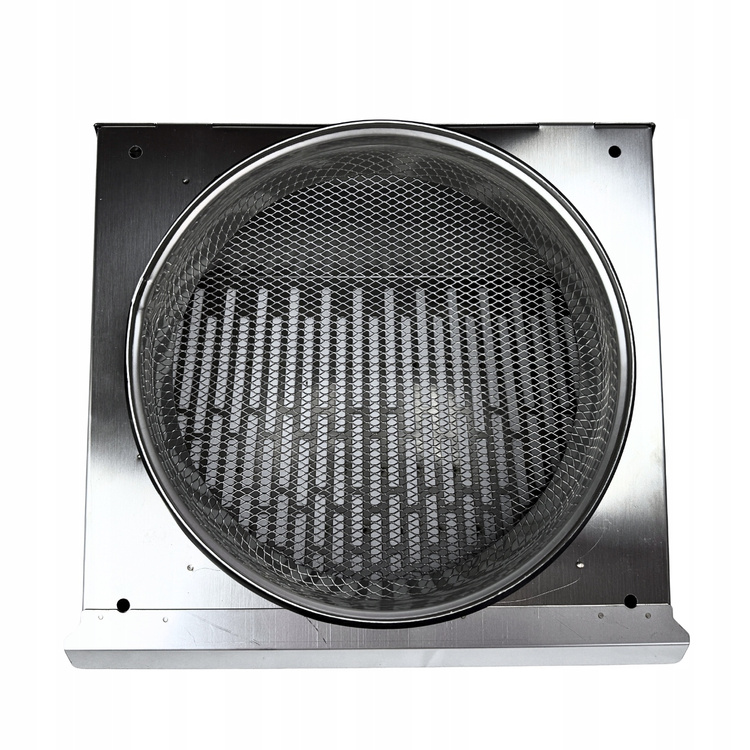 Wyrzutnia powietrza kratka wentylacyjna fi 180 kolor: INOX